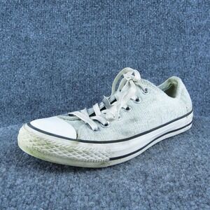 Converse All Star‎ Women Sneaker Shoes Gray Fabric Lace Up Size 7 Medium